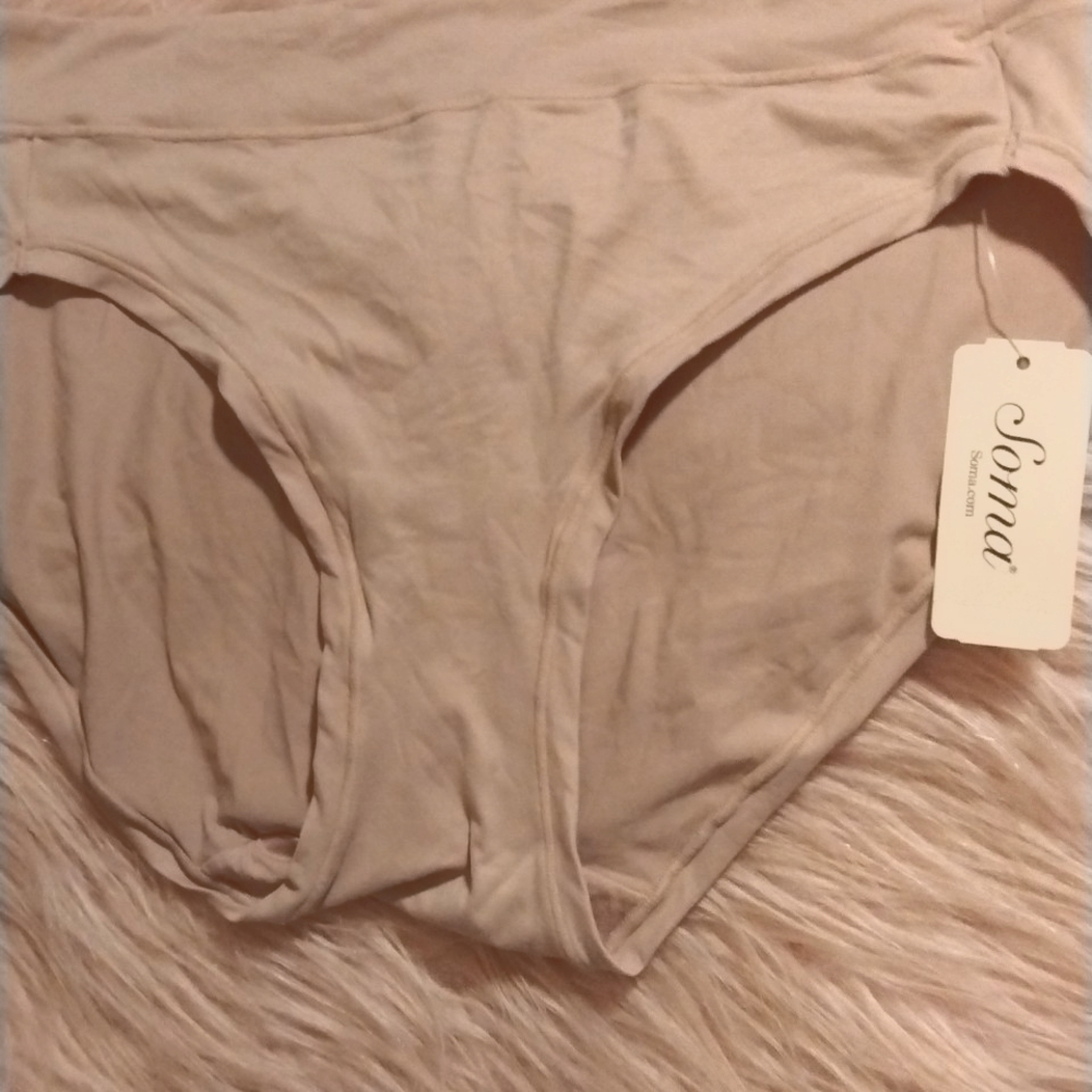 NWT SOMA Enbliss Hipster Size Medium Size M Adobe Rose - Picture 1 of 7